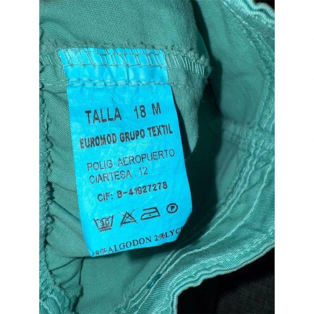Baby Girl‎ Green Bloomers Shorts 18M diaper cover modesty under dresses green